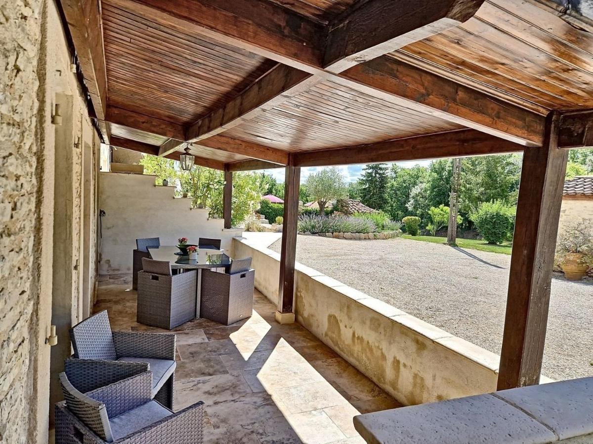 Les Curies, Ludogite Avec Piscine A Aujols Extérieur photo